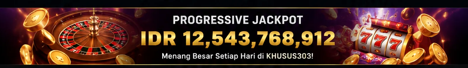 Latar promosi hiburan kasino Khusus303